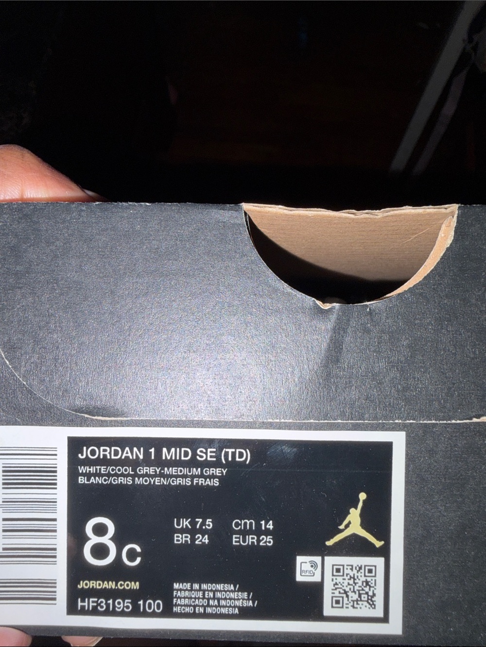 Shoebox Label